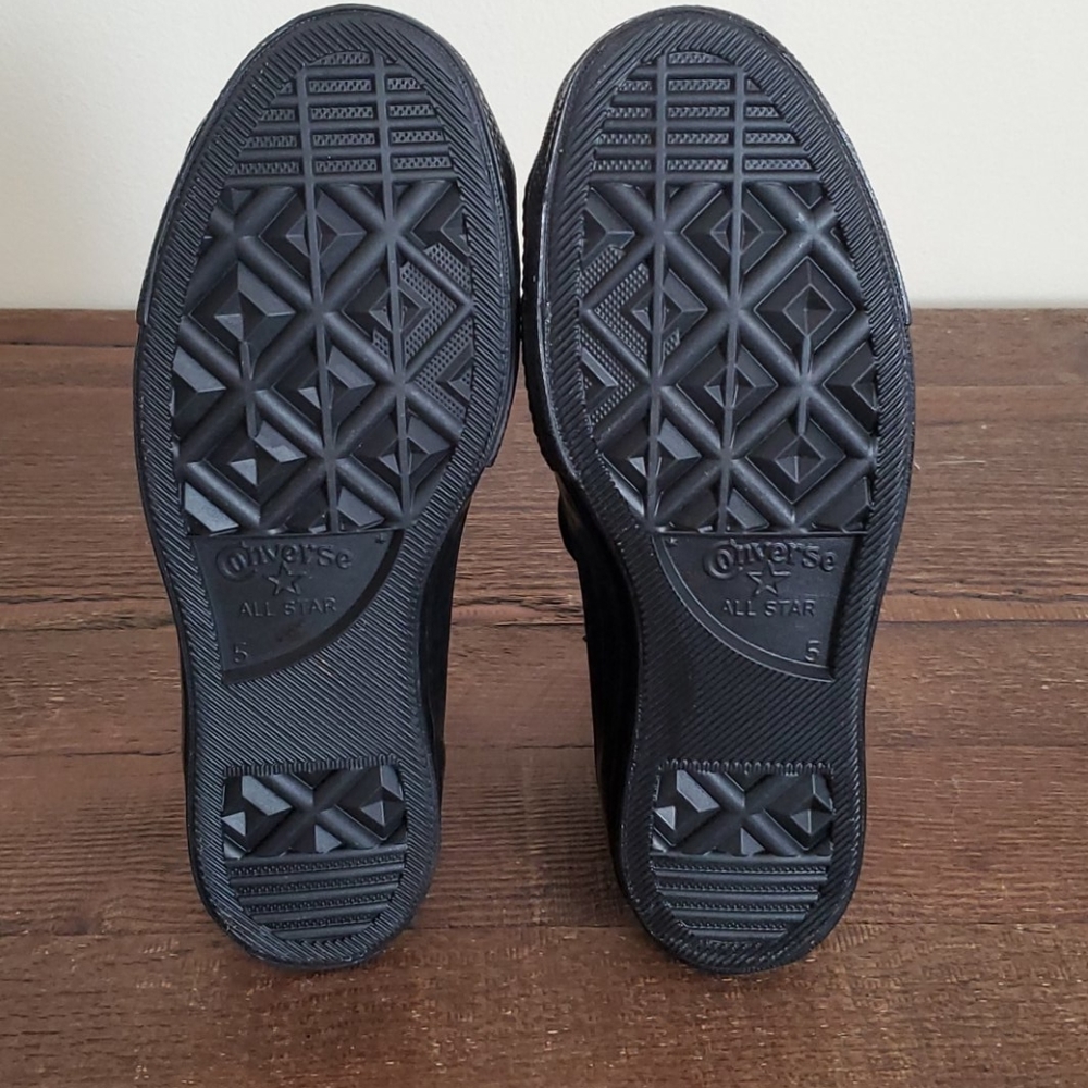 NWOB Converse All Star Sneakers Black - Picture 3 of 8